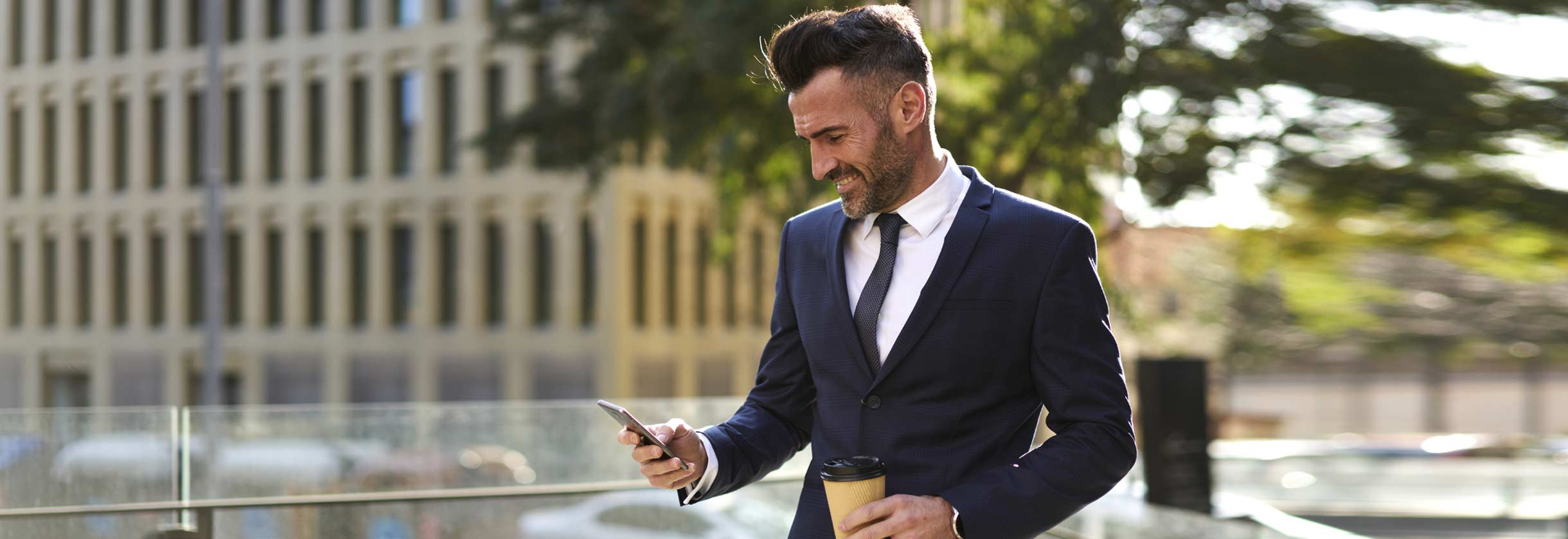 Customer checking saving account on phone
